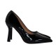 Zapato taco alto negro mujer
