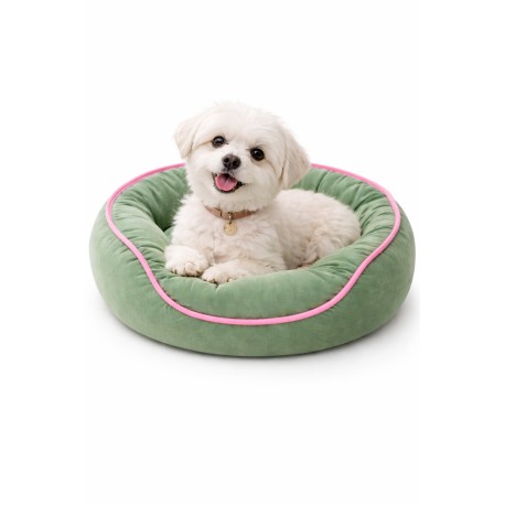 CAMA PARA PERRO VERDE PEQUEÑA